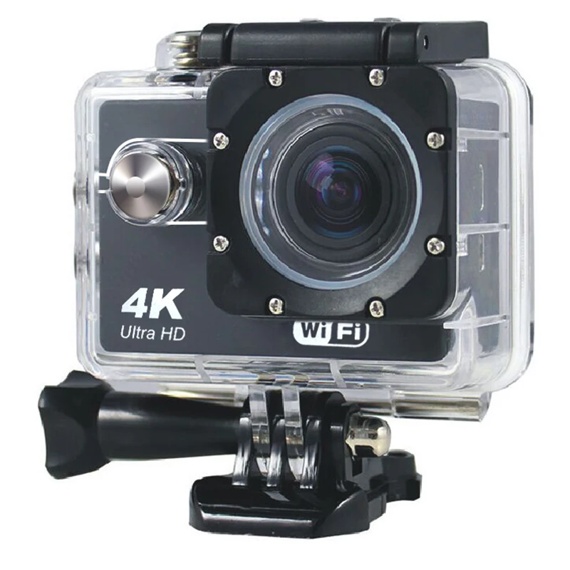 Go Pro Экшн-камера Ultra HD 4 K/30fps WiFi 2," 170D подводный водонепроницаемый шлем камера для записи видео Спортивная камера мини камера