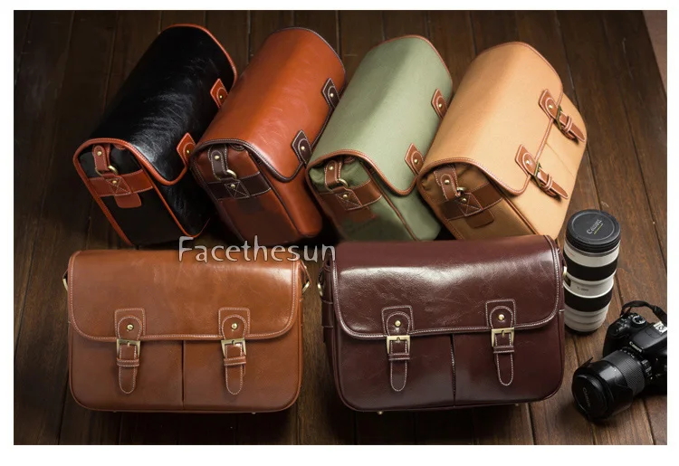 PU Leather vintage camera shoulder bag YYOld -4