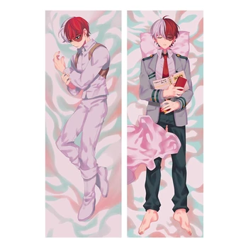 

Todoroki Shoto My Hero Academia Anime Pillow Case Dakimakura Waifu Body Decorative Pillows Cover Boku No Hero Bakugou Cushion