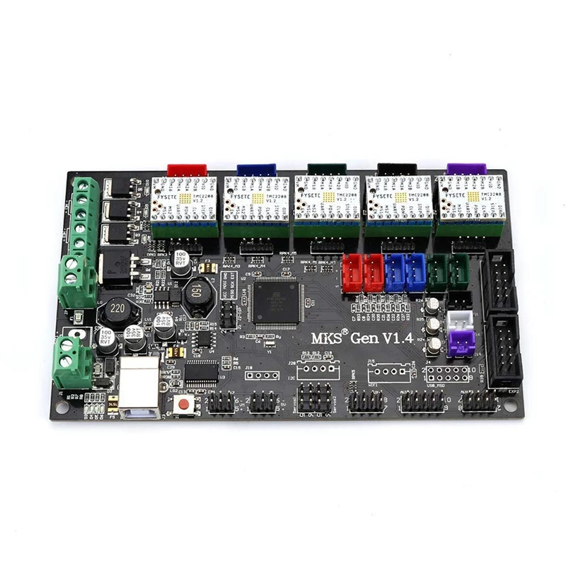 5 шт. 3d принтер шаговый двигатель драйвер, TMC2208 V1.2 Stepstick шаговый двигатель драйвер модуль носитель с радиатором для 3d принтера