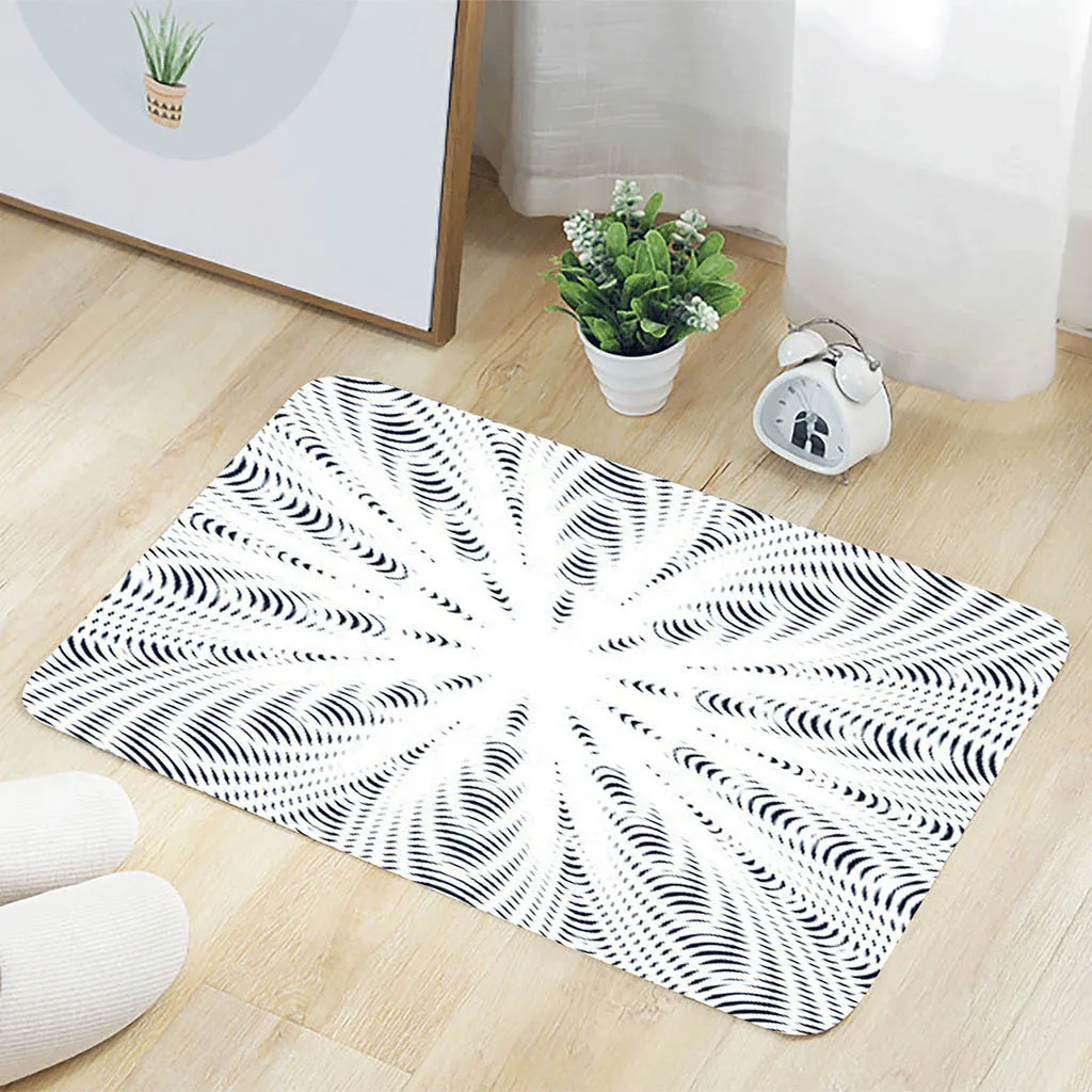 Ouneed Нескользящие коврики креативные геометрические видения ковры кухня tapis salle de bain домашние декорации Прямая поставка 40*60 см