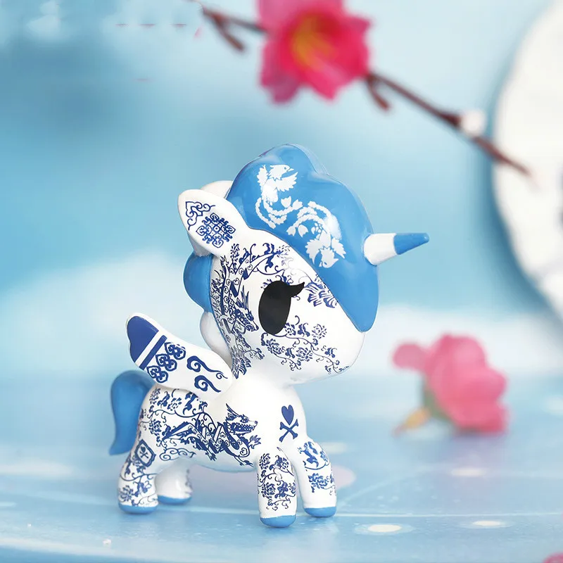 Figurine Tokidoki Sushi Unicorno En Vinyle - Boîte Aveugle Collection Multicolore Par Simone Legno