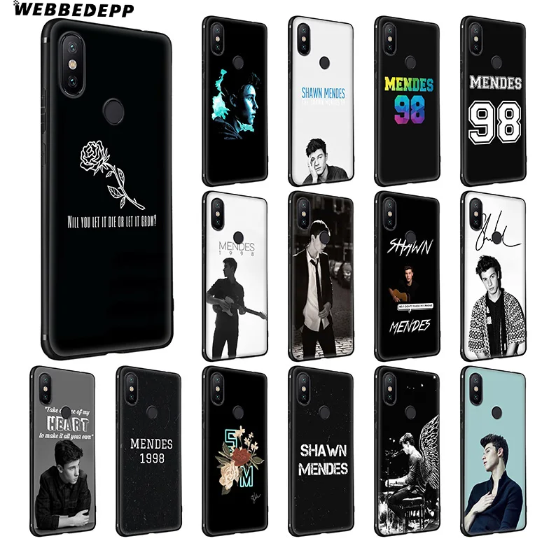 Shawn Mendes Cool Soft Case for Xiaomi Mi A1 A2 A3 9 9T Pro CC9 CC9E &amp Redmi 8A 7A K20 Note 8 |