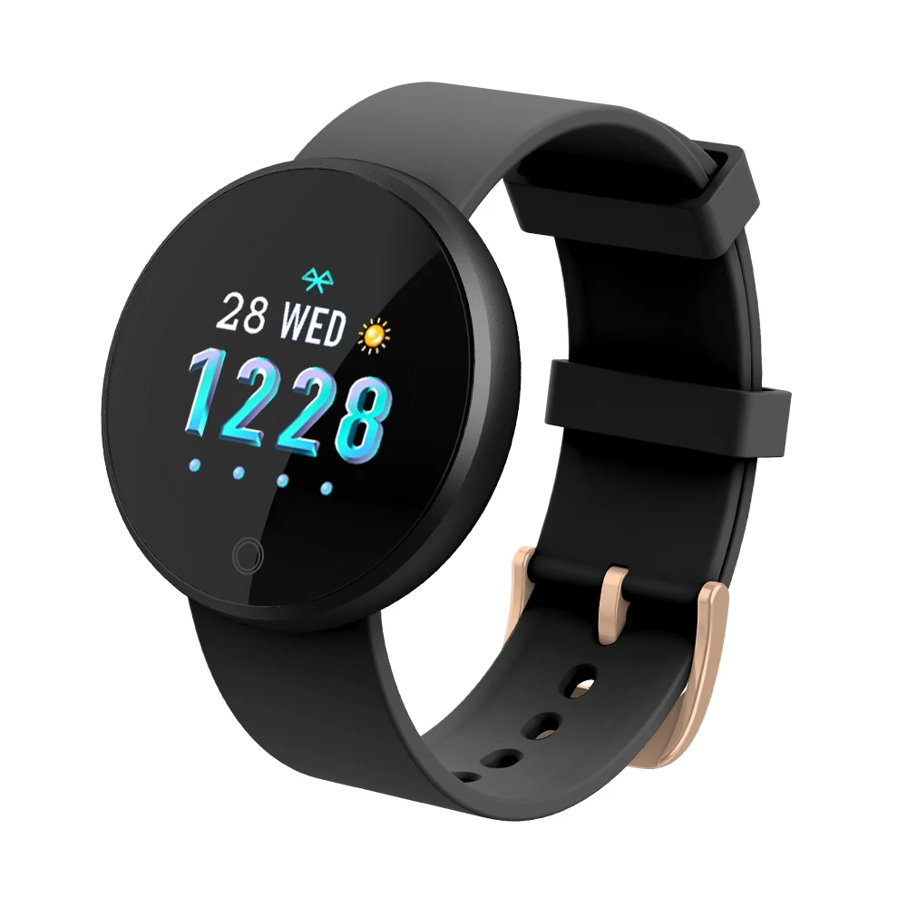 Bozlun Смарт часы для мужчин водонепроницаемый цветной экран Smartwatch для женщин монитор сердечного ритма фитнес трекер часы спортивные для Android IOS - Цвет: B36 Black