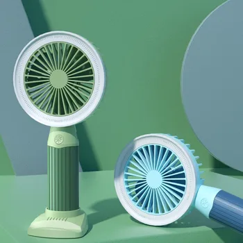 

Summer Mini Cooler Handheld USB Portable Fan USB Rechargeable Folding Fan Quiet Collapsible Desk Fans