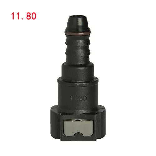 Car Fuel Line Quick Connect Hose Coupler ID8 7.89 9.89 11.8 Rubber Nylon Oil Line Pipe Connector Disconnect Release Hose Fitting 11.80-ID8 straight