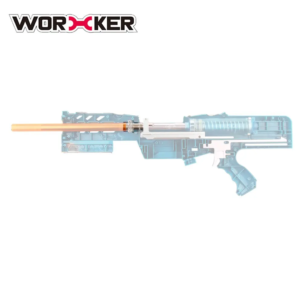Короткие снайперские модификации разъем Пуля разъем для Nerf рабочий Longshot аксессуары 325*735 мм