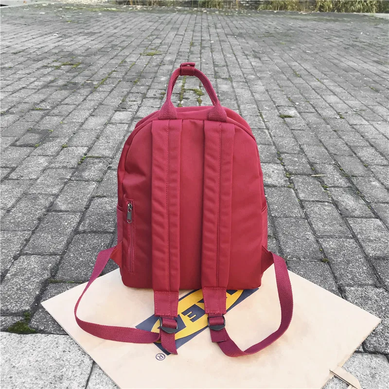 

WOMEN'S Bag 2018 New Style Waterproof Nylon Backpack Women's Korean-style Campus Schoolbag Large-capacity Backpack Brigade