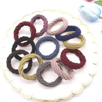 

20bag 100pcs/bag ring hair rope nylon Rubber Band seamless girls Ties elastic hair bands accessories scrunchy Headwear