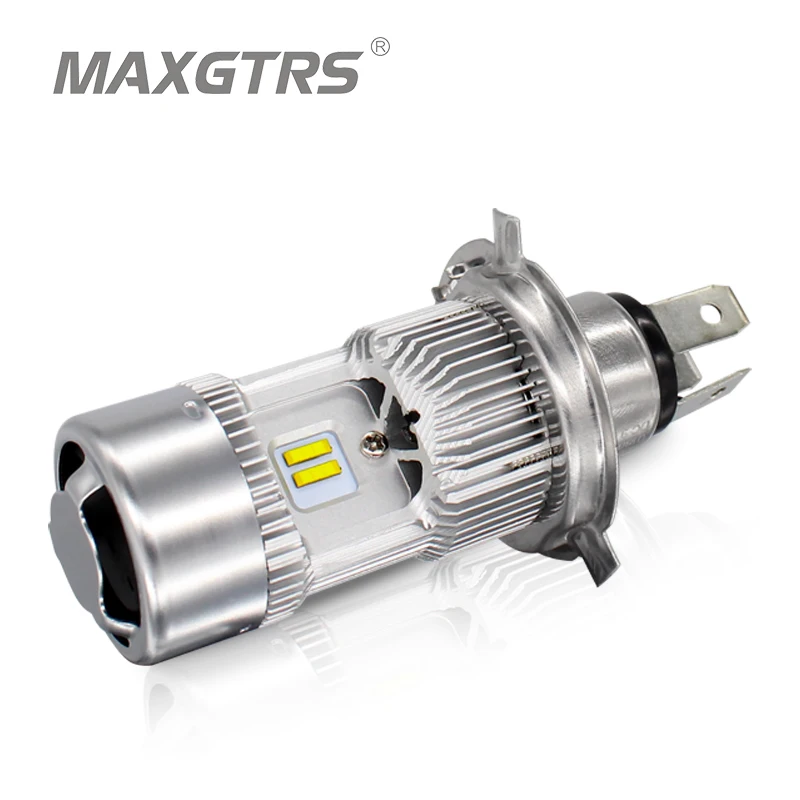 Светодиодный фонарь для мотоцикла H4 лампочка DC 9V~ 85V 72W 6000LM 6500K Moto Light CSP чип аксессуар скутера мотоцикла Головной фонарь