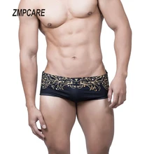 Купальный костюм, мужские плавки, боксеры, купальные плавки, шорты, Мужская одежда для плавания, штаны с веревкой, сексуальная пляжная одежда, шорты