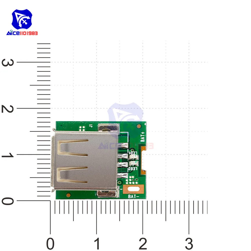 2 шт. 5 в модуль питания литиевая батарея защита зарядки плата повышающий преобразователь Светодиодный дисплей MICRO USB DIY зарядное устройство
