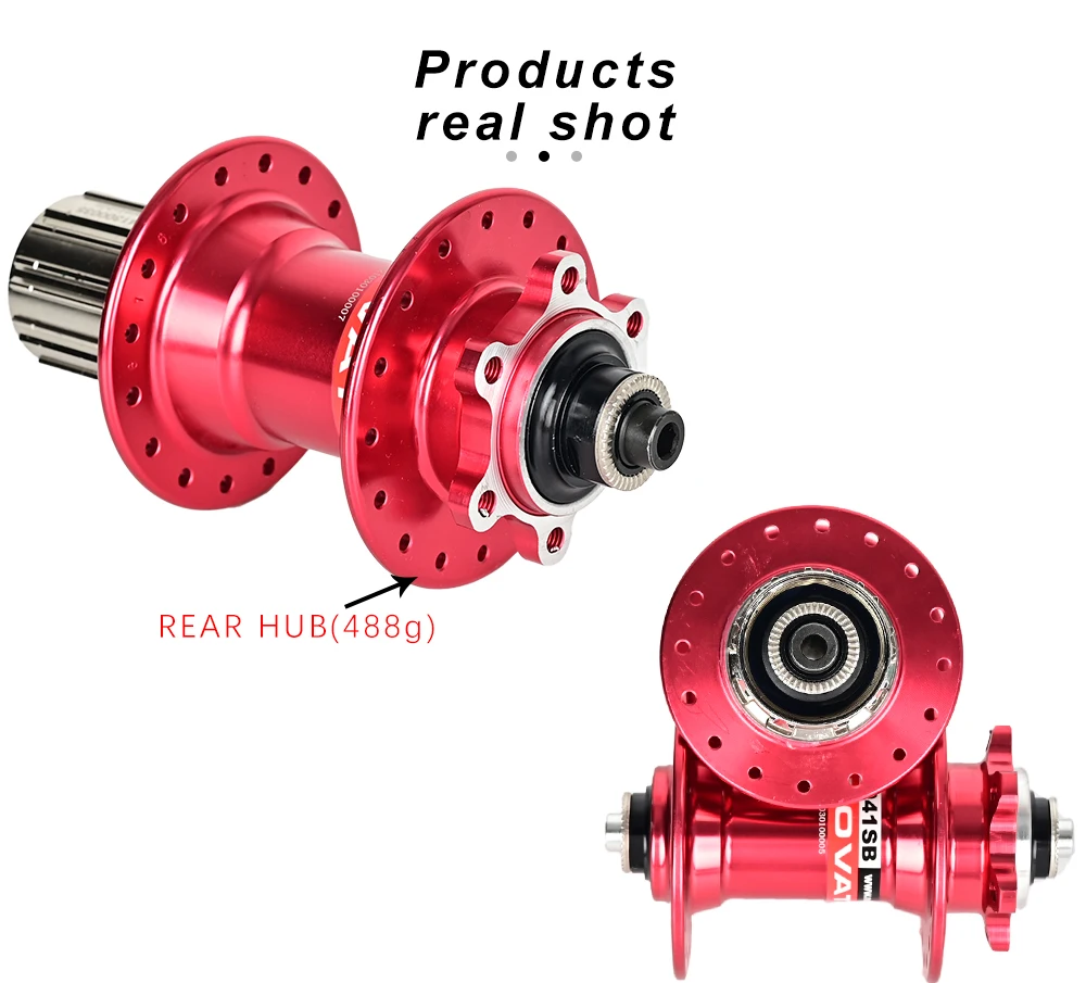 Novatec D041SB D042SB MTB Bike Hub Bicycle Mountain bearing Hubs Disc Brake Cassette Hub 28/32/36 Holes HG SX 8/9/10/11/12 Speed