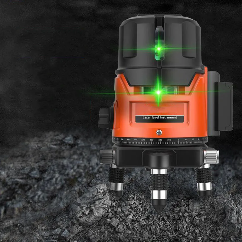 

5-Line Green Laser Level Self-Balancing Horizontal And Vertical Crossover Instrument Indoor And Outdoor Mode Laser Level