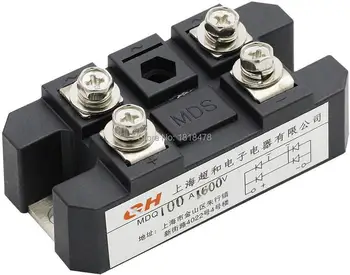

Bridge Rectifier MDQ-100A 100A 1600V Full Wave Diode Module One Phase