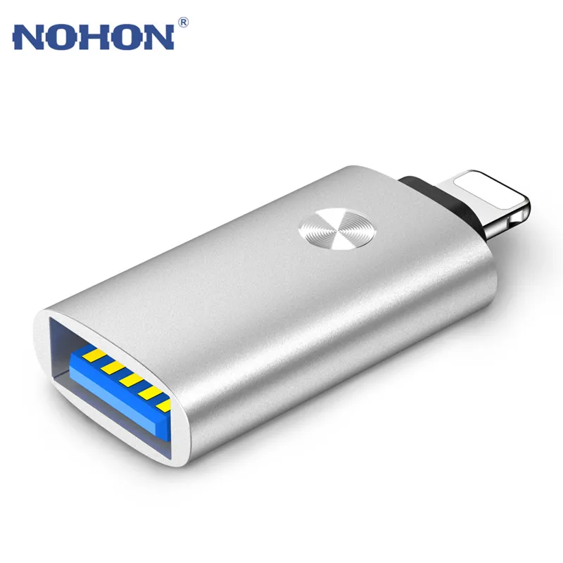 Адаптер OTG lightning/USB для iPhone 11 Pro Max X XS XR 6 6S 7 8 Plus конвертер iPad iOS 12 13 connect MIDI|Переходники