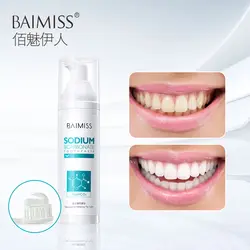 Baimiss отбеливающая зубная паста стоматологические инструменты зубная паста гигиена полости рта дантист белый крем для зубов удаляет пятна