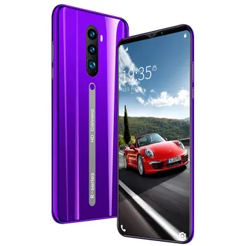

Rino3 Pro Water Drop Screen Smartphone Mobile Phone Cool Shape Fashion 5.8 Inch Screen Android Phone Purple Solid Color
