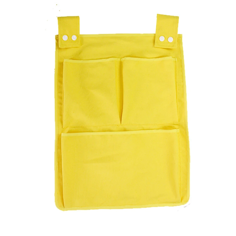 Сумка-Органайзер для детской кроватки, переносные детские игрушки, подгузники, одежда, большая емкость, карман, сумка для хранения, домашнее постельное белье, подвесная сумка - Цвет: yellow color