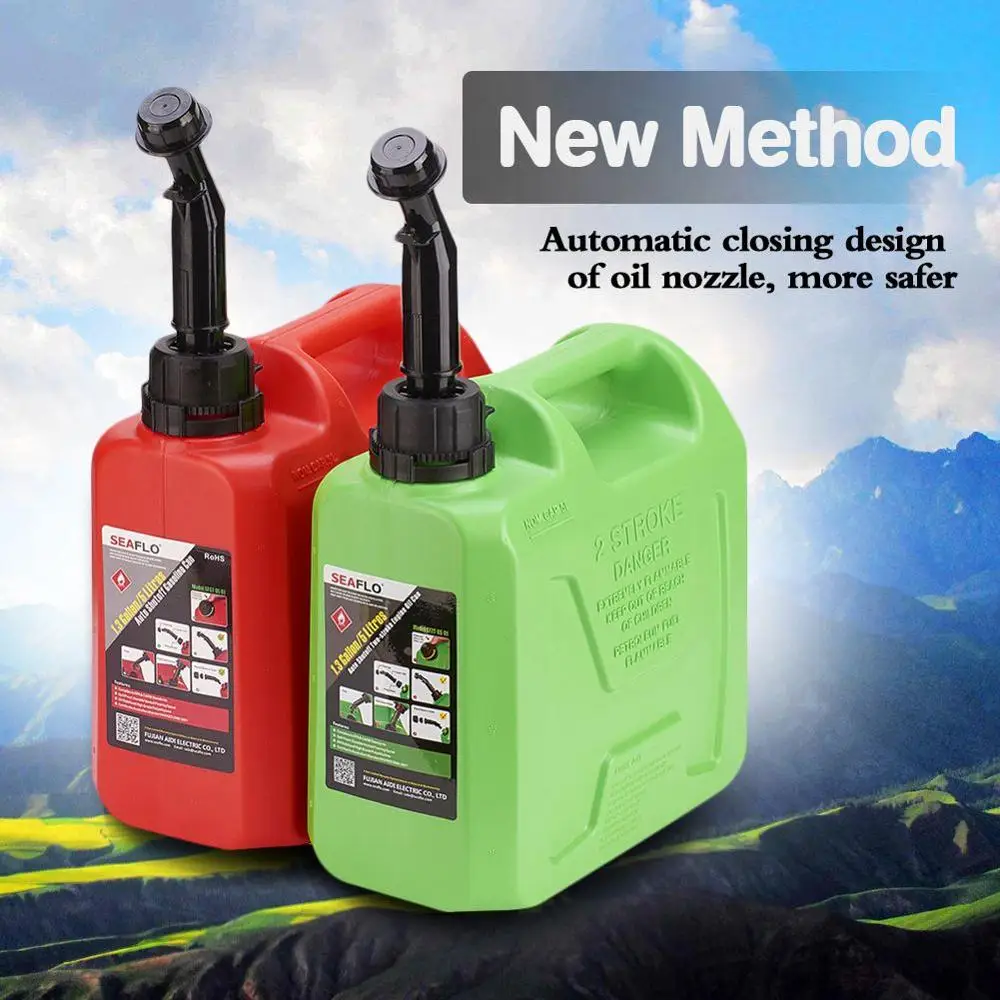 5L Oil Can Gas Spare Container Pot Petrol Cans Motorcycle Jerry can Gas Can Gasoline Oil Container fuel Canister