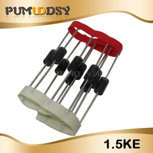 20 шт Телевизоры диода 1.5KE6.8A 1.5KE12A 1.5KE15A 1.5KE18A 1.5KE20A 1.5KE24A 1.5KE27A 1.5KE30A DO-27 6.8A 12A 15A 18A 20A 24A 30A