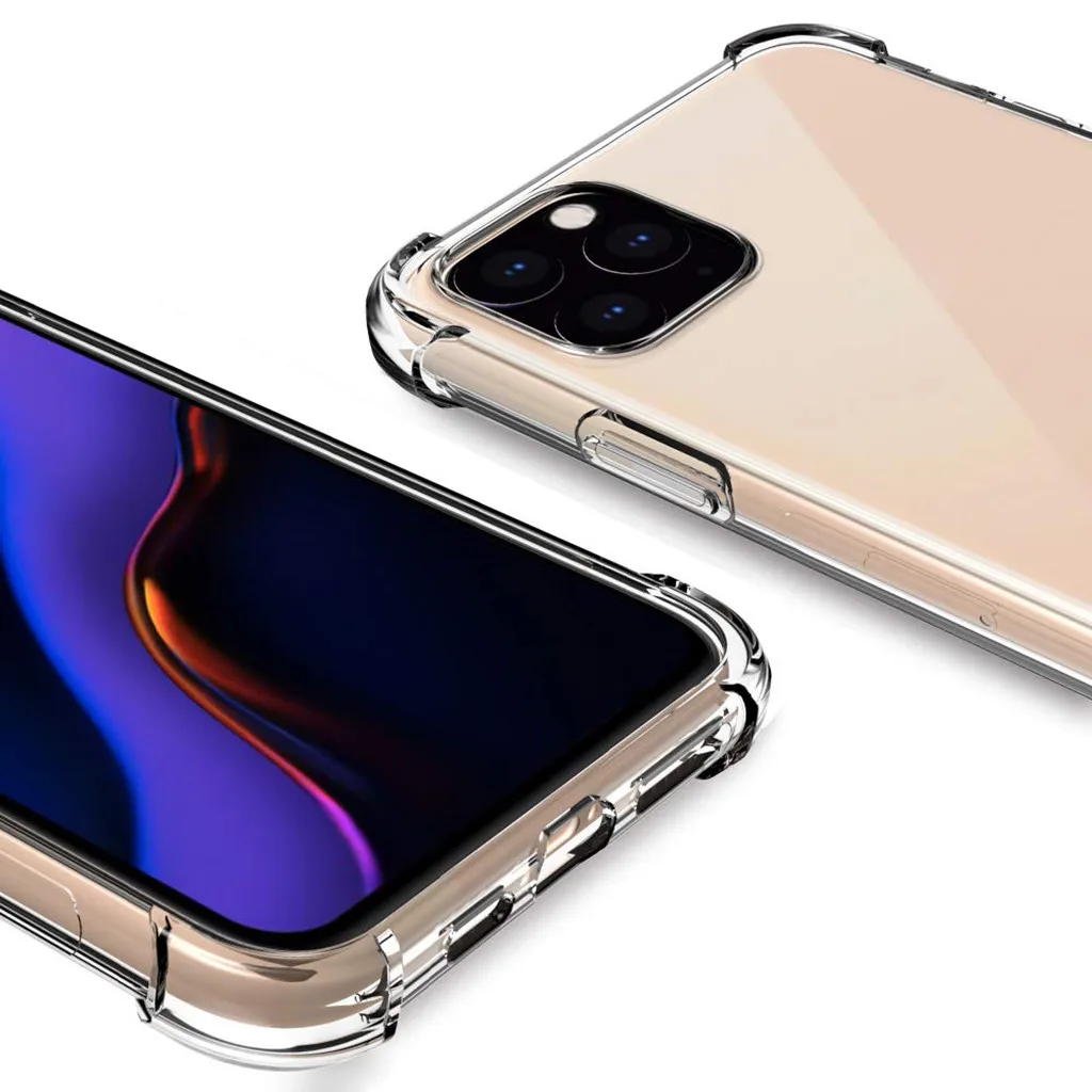 VOBERRY, прозрачный силиконовый чехол для iPhone 11 на iPhone 11 Pro, ультра прозрачный мягкий чехол из ТПУ для iPhone 11 Pro 5,8 дюймов