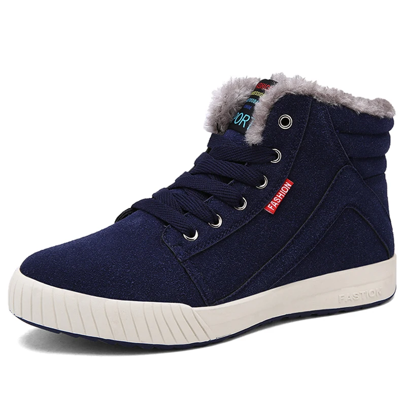 

2019 Autumn WinterThicken Men Casual Shoes New Arrival Ventilation Fashion Sneakers Outdoors Keep Warm Plush Men Shoes