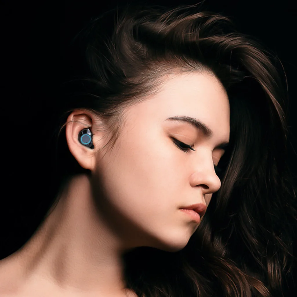 Binmer Bluetooth наушники Bluetooth 5,0 спортивные наушники водонепроницаемые и долговечные басовые беспроводные наушники Headset-L109