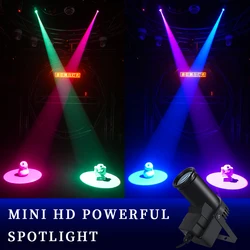 Mini projecteur de scène à Led 10W, faisceau lumineux RGB Disco Dj, éclairage pour fête KTV Bar 