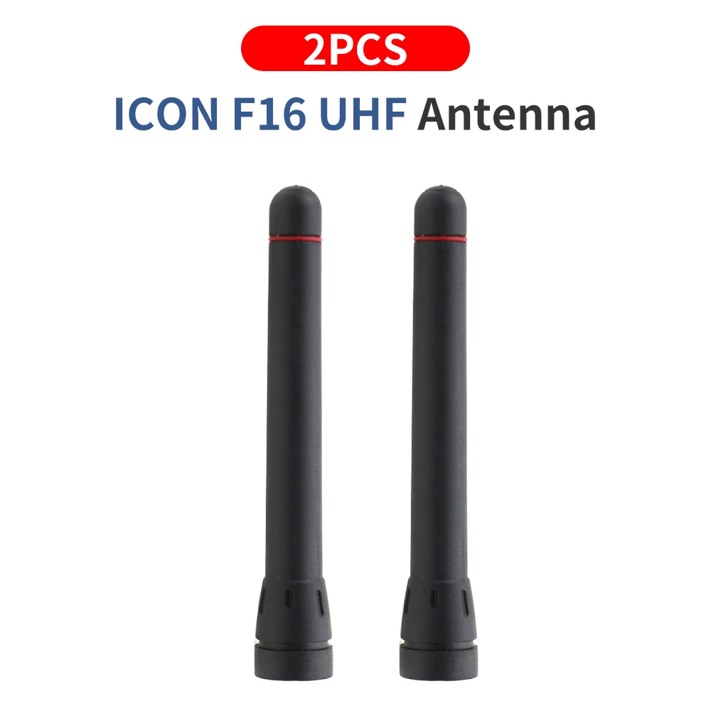 UHF Stubby антенна для ICOM F21 F4001 F4011 F24 F4021 F4061 F4161 F80 F43 двухсторонняя радио антенна-2