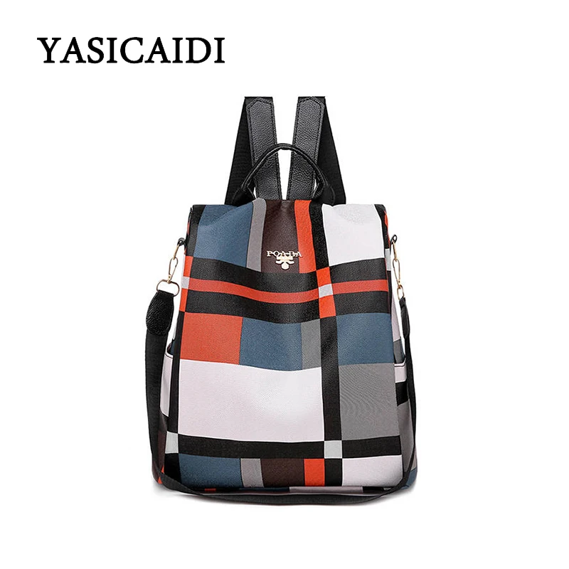 

Fashion Backpack Women Anti-theft Backpack High Quality School Bag Women Multi-function Travel Bags Large Capacity Shoulder Bags