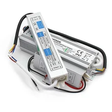Pilote LED DC12V 24V IP67, transformateur d'éclairage étanche pour lumière extérieure 12V, alimentation 10W 20W 30W 50W 60W 100W 120W 150W