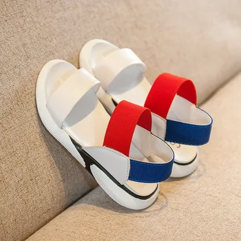 

CHILDREN'S Sandals 2020 Summer New Style Girls' Leather Sandals Baby BOY'S Slip-on Shoe