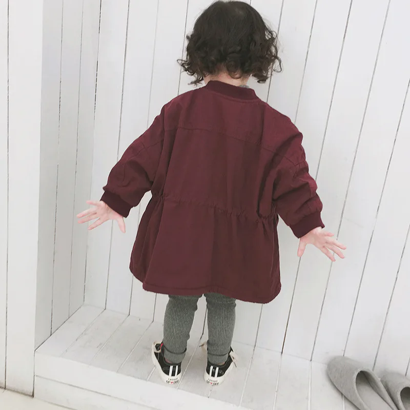 Children's Autumn Winter Korean Boys and Girls with Fleece Overcoat Thickened Jacket Coat kids jacket
