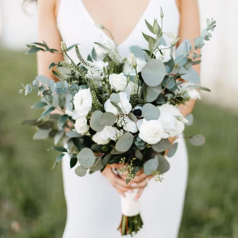 Decorazione Matrimonio Fiori Casa E Cucina Ghirlande Ghirlanda Di Eucalipto Da 45 Cm Per Porta Di Casa Fiori Artificiali Di Ghirlanda Parete 2 Metri