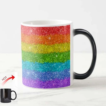 

Funny Color Changing Rainbow Coffee Mug Tea Cup Birthday, Christmas, Mother's Day Present from Niece, Nephew, Family 11 Oz