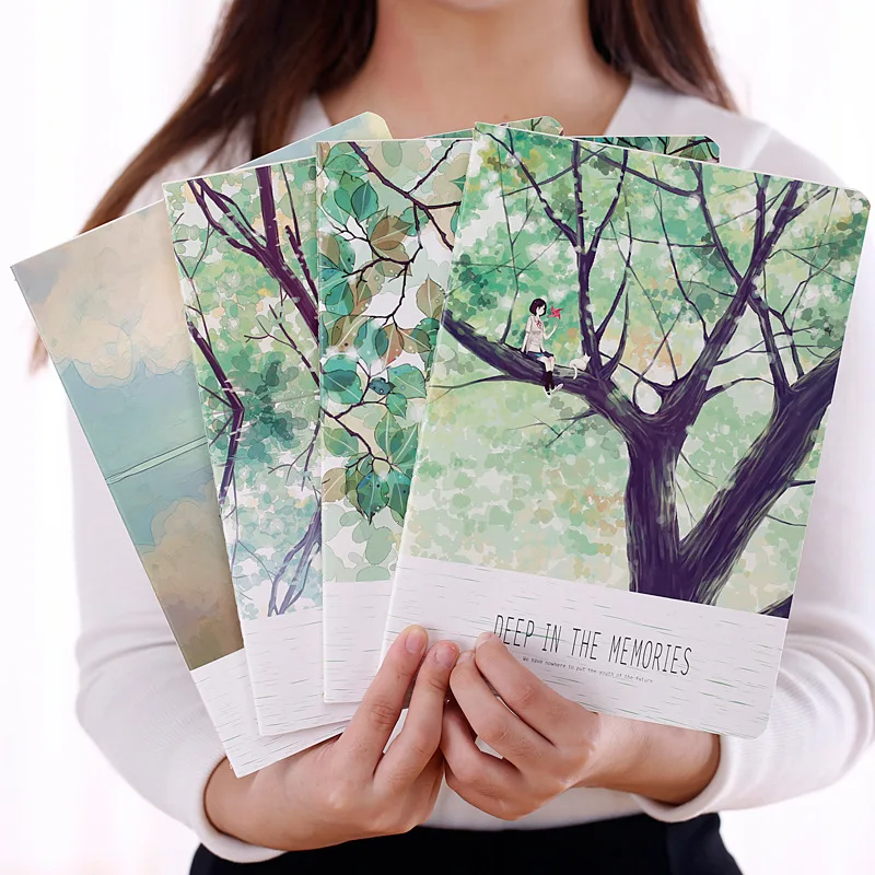 

1 piece Notebook Stationary Gift Notebook for school and office use Notebook of size A5 Diary Free style covers Soft texture