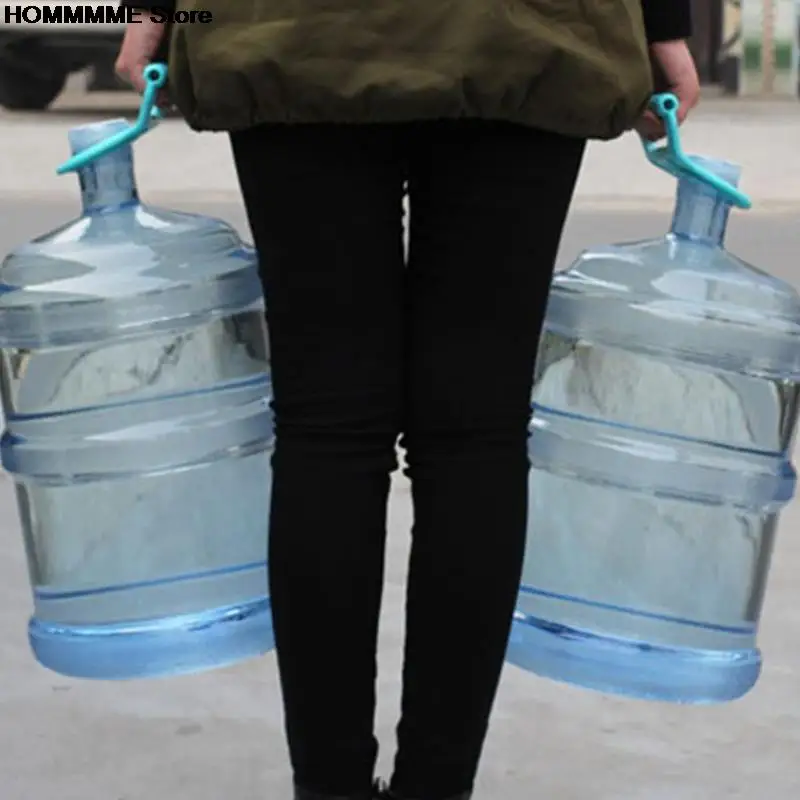 Plastic Bottled Water Pail Bucket Handle 1 Pc plastic water bottle water pail bucket