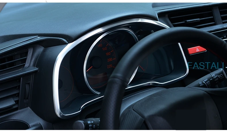 Для Honda FIT JAZZ- накладка на приборную панель обновленная высокая с приборной панелью Блестки Декоративная рамка украшение автомобиля