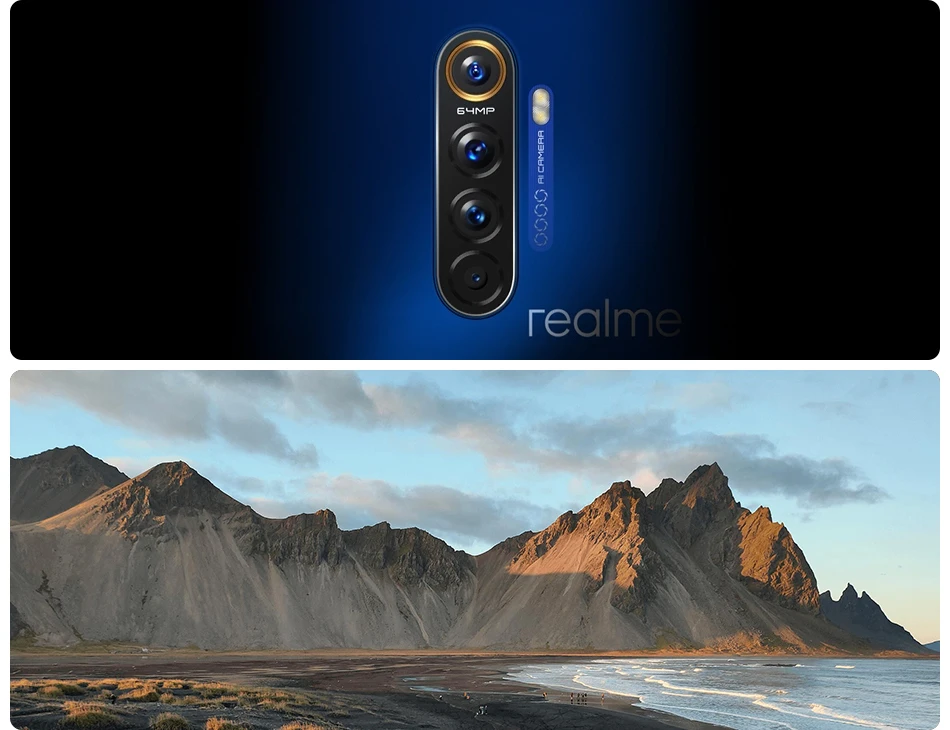 Мобильный телефон realme X2 Pro 6," Snapdragon 855 Plus NFC 64MP Quad camera 50W Super VOOC Быстрая зарядка