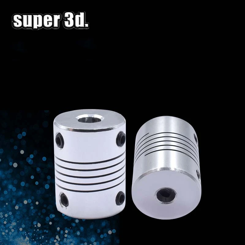 Алюминиевая муфта вала двигателя CNC от 5 мм до 8 гибкая детали для 3D принтера