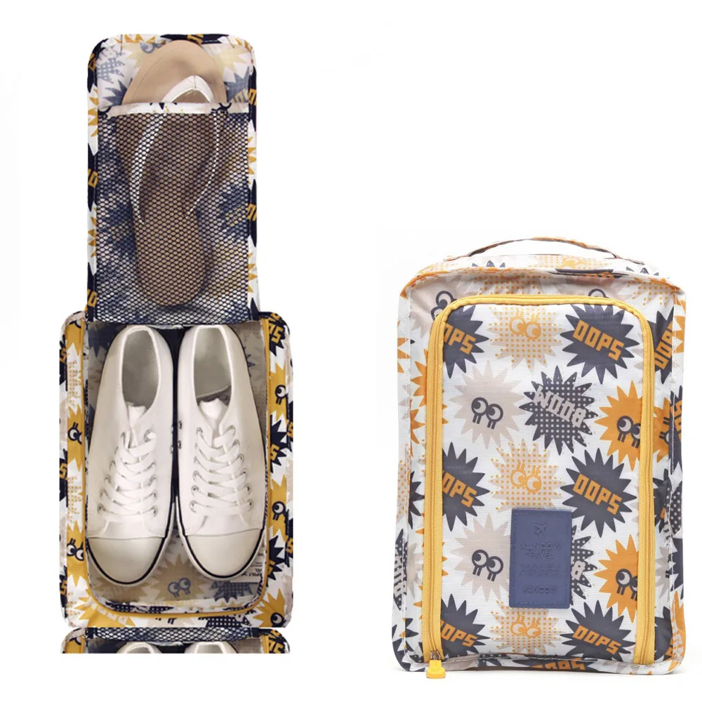 Portable Travel shoe bag Zip view window Pouch Storage waterproof Organizer W805