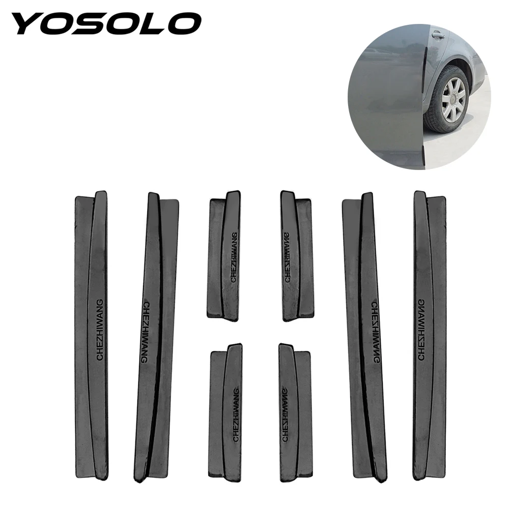 YOSOLO 8 шт./компл. защитные молдинги на края двери автомобильные Сменные полосы