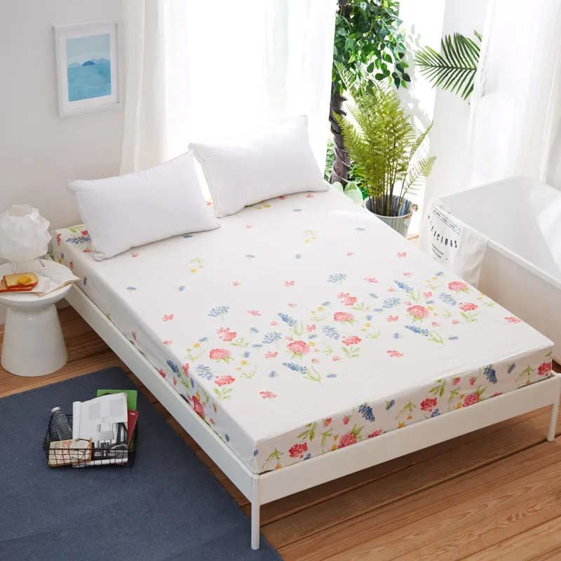 cheap Bonenjoy Fitted Bed Sheet Panda Printed Queen Size Bed Linen with All Around Elastic Single King drap de lit Panda Fitted Sheets