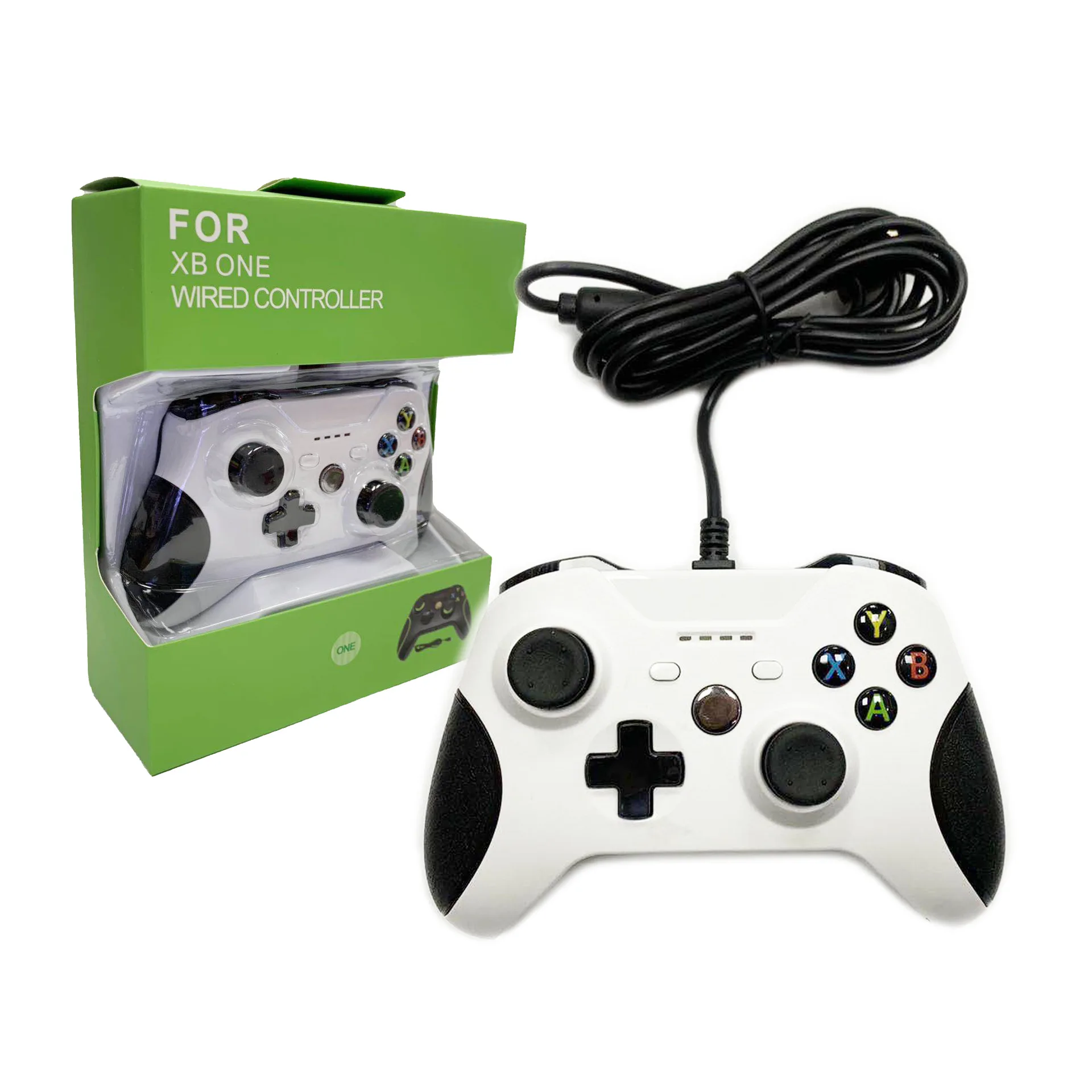Для xbox one игровая ручка xbox one тонкая Проводная ручка one двойная вибрационная игровая ручка