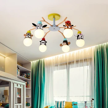 

Modern led chandeliers fixtures Overhead lights for home Children room baby boys girls bedroom Kids princess chandelier lamp