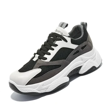 

New Stylish Women Running Shoes Breathable Female Outdoor Sport Shoes Light Sneakers Height Platform for Girls