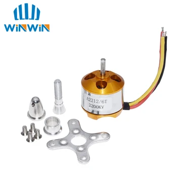 

10pcs A2212 KV2200 2200KV RC Brushless motor rc spare parts Firepower for airplane helicopter
