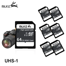Blke yüksek hızlı SD kart 128 GB/64 GB/32g/16G/8G/ 4G hafıza kartı class10 U1 Canon/Nikon/Sony/Fuji dijital kamera