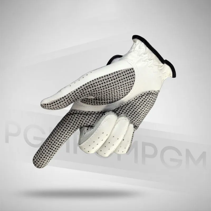 Для мужчин \'s Гольф перчатки левая рука правая рука мягкая дышащая обувь на нескользящей подошве; частиц Гольф защитные перчатки